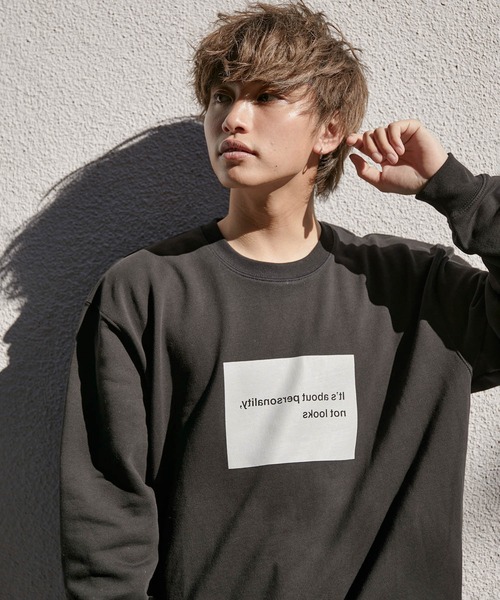 JUNRED(ジュンレッド)の「【男子くろーぜっと。× JUNRed】コラボスウェット(スウェット・メンズ・ホワイト/ブラック/ネイビー・S/M/L)」の8枚目の写真