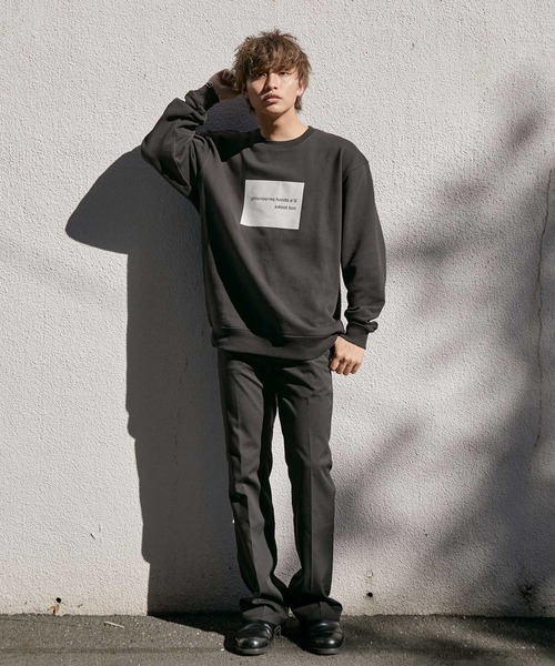 JUNRED(ジュンレッド)の「【男子くろーぜっと。× JUNRed】コラボスウェット(スウェット・メンズ・ホワイト/ブラック/ネイビー・S/M/L)」の11枚目の写真