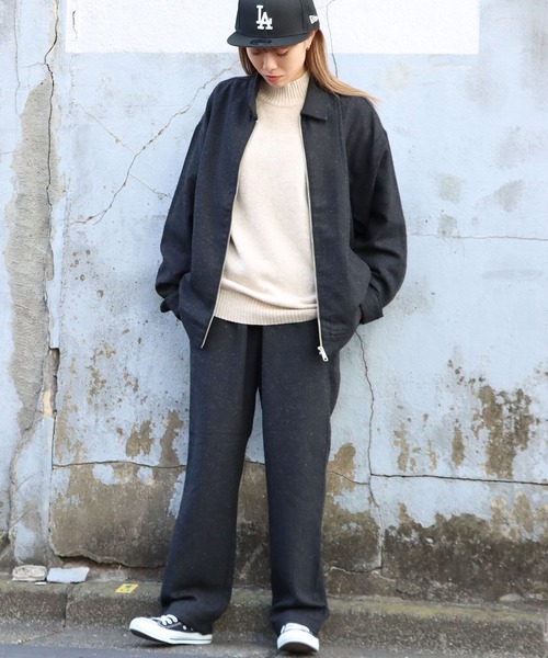 FIVE BROTHER(ファイブブラザー)の「FIVE BROTHER/ファイブブラザー WOOL ZIP WORK JACKET ジップジャケット ウール ライトアウター アメカジ(ブルゾン・メンズ・グレー/チャコールグレー・L/M)」の16枚目の写真