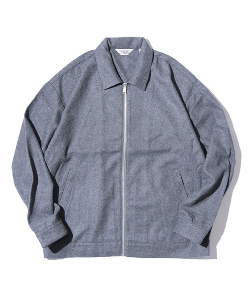 FIVE BROTHER(ファイブブラザー)の「FIVE BROTHER/ファイブブラザー WOOL ZIP WORK JACKET ジップジャケット ウール ライトアウター アメカジ(ブルゾン・メンズ・グレー/チャコールグレー・L/M)」の19枚目の写真