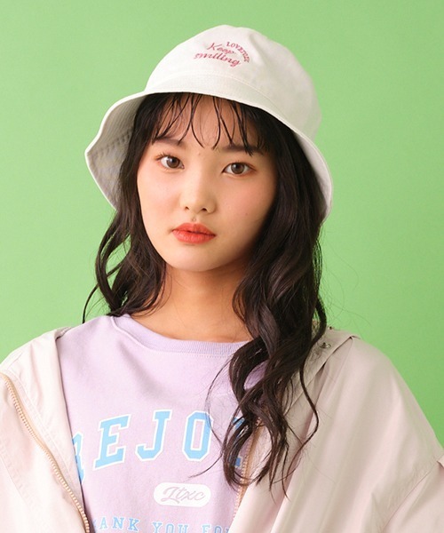 LOVETOXIC（ラブトキシック）の「ツイルバケットハット（ハット・キッズ・ブラック/ピンク/アイボリー/マルチ/ホワイト・FREE）」の17枚目の写真