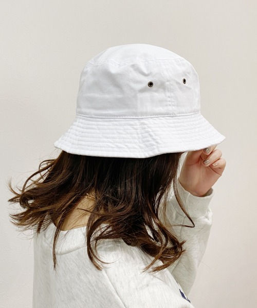 newhattan(ニューハッタン)の「【newhattan】バケットハット(ハット・レディース・ホワイト/ブラック/ネイビー/オリーブ/カーキ/アイボリー/スミクロ・M/L)」の11枚目の写真