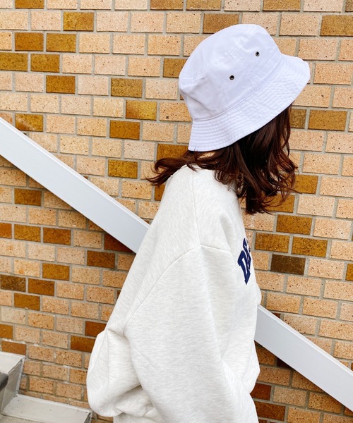 newhattan(ニューハッタン)の「【newhattan】バケットハット(ハット・レディース・ホワイト/ブラック/ネイビー/オリーブ/カーキ/アイボリー/スミクロ・M/L)」の12枚目の写真