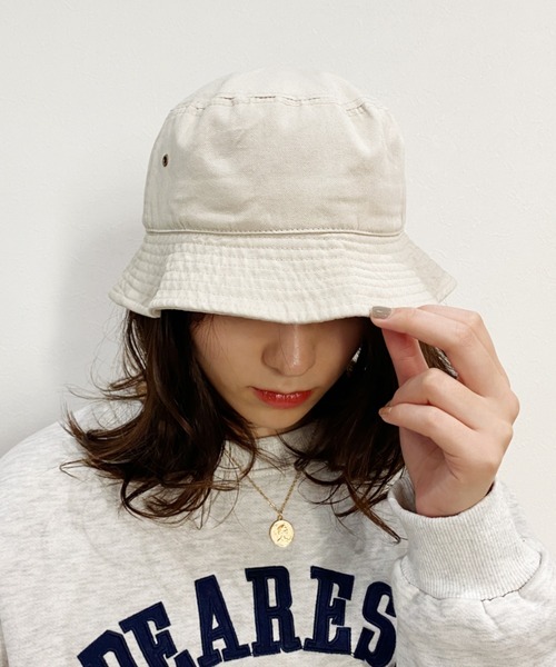 newhattan(ニューハッタン)の「【newhattan】バケットハット(ハット・レディース・ホワイト/ブラック/ネイビー/オリーブ/カーキ/アイボリー/スミクロ・M/L)」の15枚目の写真