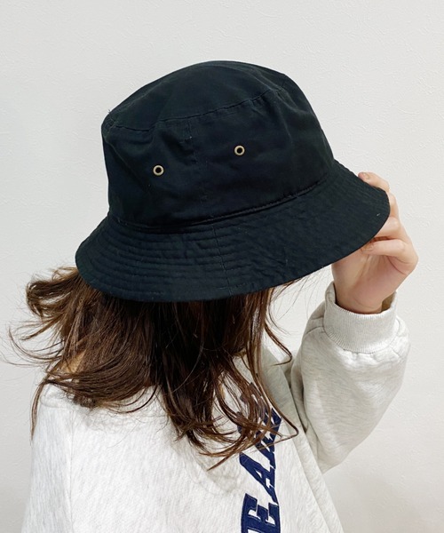 newhattan(ニューハッタン)の「【newhattan】バケットハット(ハット・レディース・ホワイト/ブラック/ネイビー/オリーブ/カーキ/アイボリー/スミクロ・M/L)」の19枚目の写真