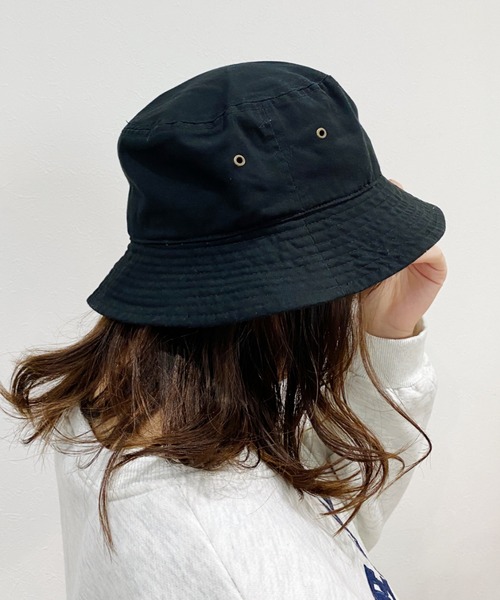 newhattan(ニューハッタン)の「【newhattan】バケットハット(ハット・レディース・ホワイト/ブラック/ネイビー/オリーブ/カーキ/アイボリー/スミクロ・M/L)」の20枚目の写真