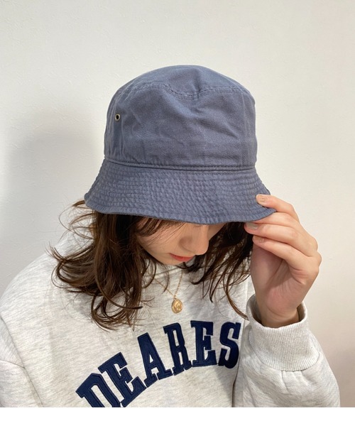 newhattan(ニューハッタン)の「【newhattan】バケットハット(ハット・レディース・ホワイト/ブラック/ネイビー/オリーブ/カーキ/アイボリー/スミクロ・M/L)」の22枚目の写真