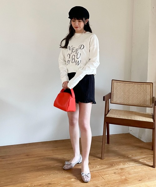 EPIMI E'PIMMY(エピミエピミー)の「〈Set upにも〉コットンレースショートパンツ(その他パンツ・レディース・ベージュ/ブラック/オフホワイト・MEDIUM)」の6枚目の写真