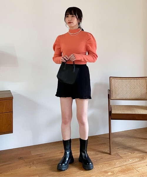 EPIMI E'PIMMY(エピミエピミー)の「〈Set upにも〉コットンレースショートパンツ(その他パンツ・レディース・ベージュ/ブラック/オフホワイト・MEDIUM)」の7枚目の写真