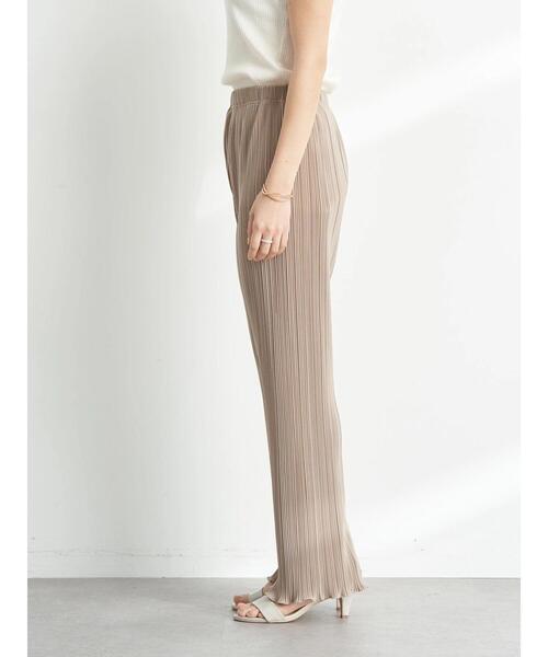earth music&ecology(アースミュージックアンドエコロジー)の「すきな丈裾メロープリーツカットパンツ(レギュラー)*(その他パンツ・レディース・チャコールグレー/グレイッシュベージュ/テラコッタ・FREE)」の20枚目の写真
