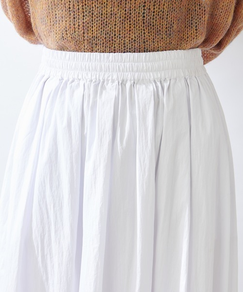 SHENERY（シーナリー）の「タックギャザーロングスカート（スカート・レディース・ブラック/ホワイト・FREE）」の21枚目の写真