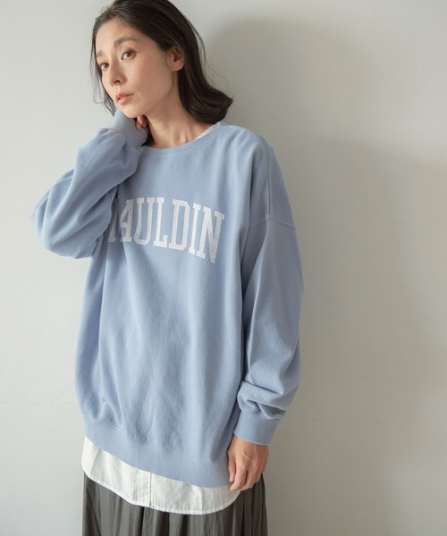 LEPSIM(レプシィム)の「アソート裏毛ロゴプルオーバー 261192(スウェット・レディース・ブラック/ブルー/オフホワイト・FREE)」の3枚目の写真