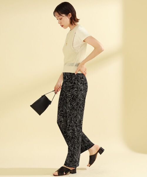 Ray BEAMS（レイビームス）の「Ray BEAMS / メッシュ アメスリ ベスト（ニット/セーター・レディース・ブラック/オレンジ/ホワイト系その他6・ONE SIZE）」の6枚目の写真