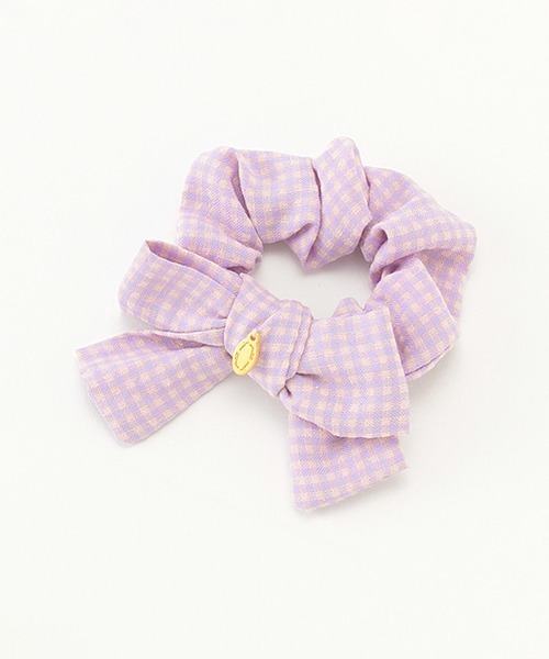 petit main(プティマイン)の「BIGリボンシュシュ(シュシュ・キッズ・ライトグリーン/ラベンダー/ライトピンク・FREE)」の3枚目の写真