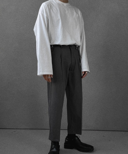 ASCLO（エジュクロ）の「ASCLO  Perfect Over T Shirt（Tシャツ/カットソー・メンズ・ホワイト/グレー・FREE）」の19枚目の写真