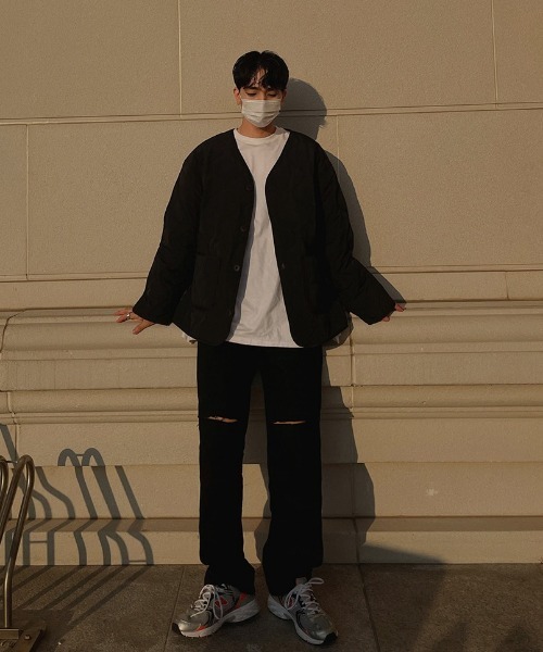 ASCLO（エジュクロ）の「ASCLO  Perfect Over T Shirt（Tシャツ/カットソー・メンズ・ホワイト/グレー・FREE）」の8枚目の写真