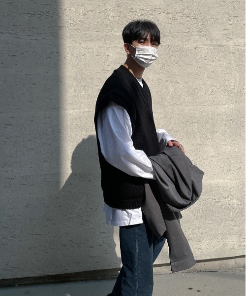 ASCLO（エジュクロ）の「ASCLO  Perfect Over T Shirt（Tシャツ/カットソー・メンズ・ホワイト/グレー・FREE）」の7枚目の写真