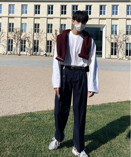 ASCLO（エジュクロ）の「ASCLO  Perfect Over T Shirt（Tシャツ/カットソー・メンズ・ホワイト/グレー・FREE）」の5枚目の写真