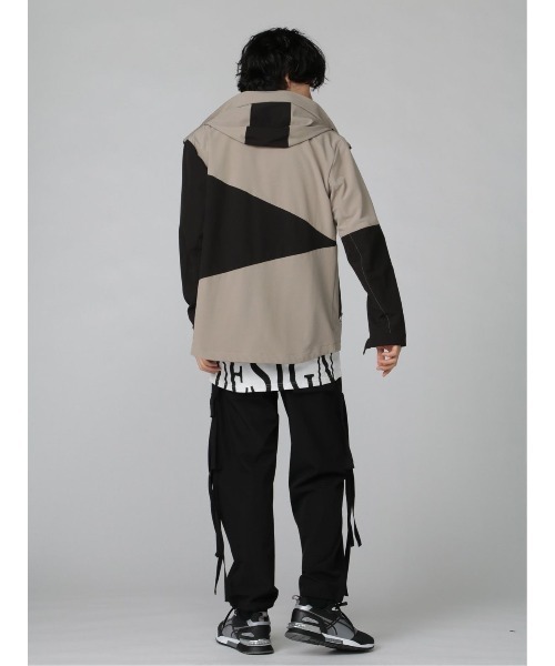 semantic design（セマンティックデザイン）の「セマンティックデザイン アクティブストレッチ フーデットアウター（マウンテンパーカー・メンズ・グレー系その他2/ベージュ・S/MEDIUM/LARGE/X-LARGE）」の9枚目の写真