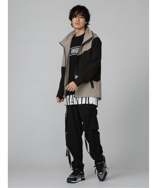 semantic design（セマンティックデザイン）の「セマンティックデザイン アクティブストレッチ フーデットアウター（マウンテンパーカー・メンズ・グレー系その他2/ベージュ・S/MEDIUM/LARGE/X-LARGE）」の8枚目の写真