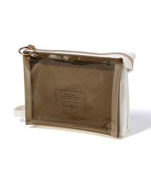 Francfranc（フランフラン）の「プリローダ ウェットティッシュ＆マスクポーチ グレー（ポーチ）」