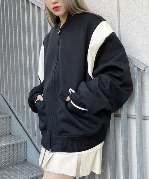 Figments（フィグメンツ）の「コットンスタジャン（スタジャン・レディース・ブラック・FREE）」の14枚目の写真