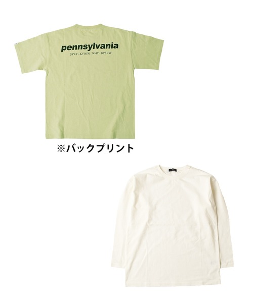 GLAZOS(グラソス)の「【セットアイテム】OE天竺・ドロップショルダー半袖Tシャツ+長袖Tシャツセット(Tシャツ/カットソー・キッズ・パープル/ライム/ベージュ系その他・160cm/170cm/140cm/130cm/150cm)」の20枚目の写真