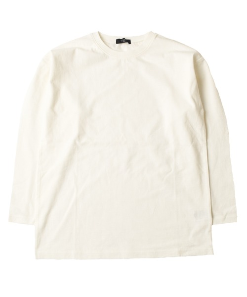 GLAZOS(グラソス)の「【セットアイテム】OE天竺・ドロップショルダー半袖Tシャツ+長袖Tシャツセット(Tシャツ/カットソー・キッズ・パープル/ライム/ベージュ系その他・160cm/170cm/140cm/130cm/150cm)」の9枚目の写真