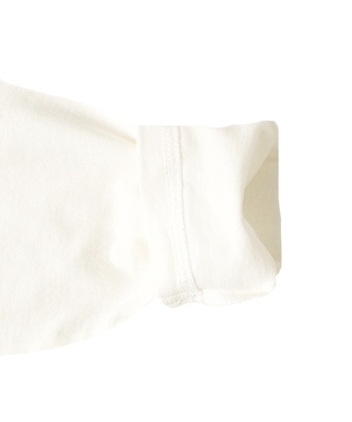 GLAZOS(グラソス)の「【セットアイテム】OE天竺・ドロップショルダー半袖Tシャツ+長袖Tシャツセット(Tシャツ/カットソー・キッズ・パープル/ライム/ベージュ系その他・160cm/170cm/140cm/130cm/150cm)」の6枚目の写真