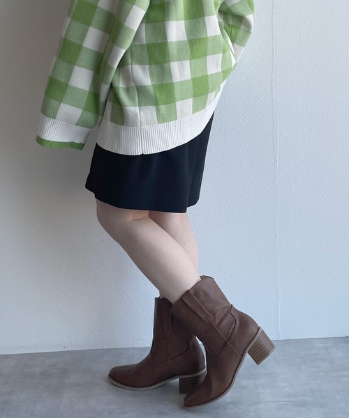 w closet（ダブルクローゼット）の「ピンタックショートパンツ（その他パンツ・レディース・ブラック/ブルー/ライトベージュ・FREE）」の21枚目の写真