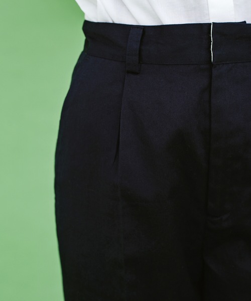 haco!（ハコ）の「かっこつけたいときも普段にも！ＰＢＰオーガニックコットン　１本あると便利な定番パンツ（ユニセックス）（その他パンツ・レディース・ダークネイビー・1/2/3）」の16枚目の写真