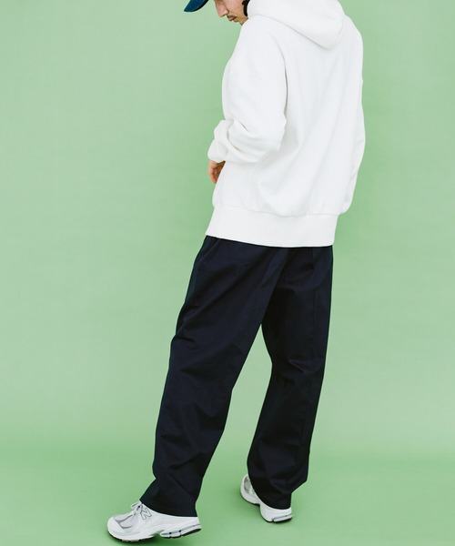 haco!（ハコ）の「かっこつけたいときも普段にも！ＰＢＰオーガニックコットン　１本あると便利な定番パンツ（ユニセックス）（その他パンツ・レディース・ダークネイビー・1/2/3）」の10枚目の写真