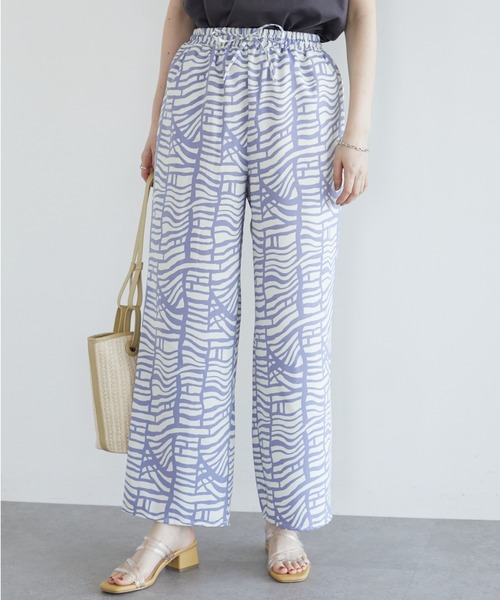 Green　Parks（グリーンパークス）の「柄アソートイージーパンツ（その他パンツ・レディース・パープル/ブルー/グリーン・FREE）」の3枚目の写真