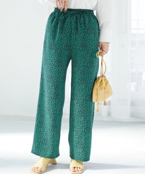 Green　Parks（グリーンパークス）の「柄アソートイージーパンツ（その他パンツ・レディース・パープル/ブルー/グリーン・FREE）」の2枚目の写真
