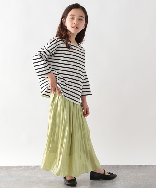 GLOBAL WORK（グローバルワーク）の「キッズ/ヘビロッTEEボーダー7分袖 