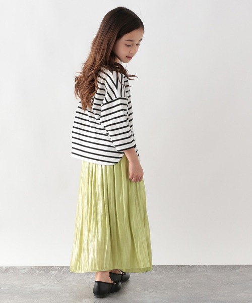 セール】キッズ/ヘビロッTEEボーダー7分袖/264339（Tシャツ