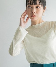 LOWRYS FARM | シアーハイネックＬＳ　273338(シャツ/ブラウス)