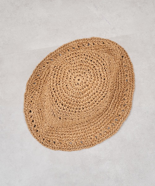 CIAOPANIC TYPY（チャオパニックティピー）の「▽ペーパー編み透かしハット（ハット・レディース・レッド/ブラック/ブラウン・ONE SIZE）」の13枚目の写真