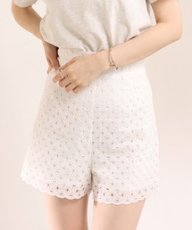 one after another NICE CLAUP | スタイルアップが叶うバックレースアップショートパンツ(その他パンツ)