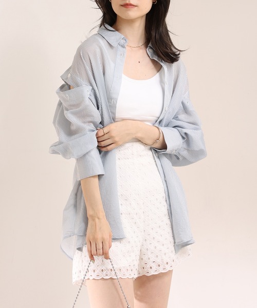 one after another NICE CLAUP（ワンアフターアナザーナイスクラップ）の「スタイルアップが叶うバックレースアップショートパンツ（その他パンツ・レディース・ホワイト系その他/ブラック/ピンク・FREE）」の12枚目の写真