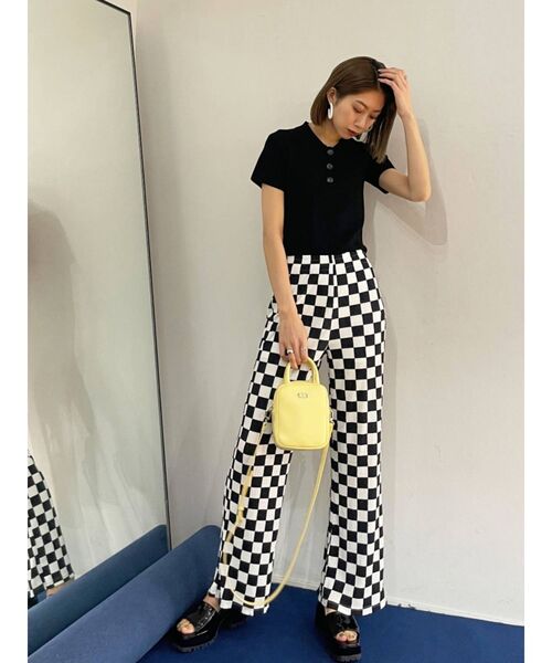 EMODA（エモダ）の「ルーズプリーツパンツ（その他パンツ・レディース・その他/グレー/ブラック・FREE）」の7枚目の写真