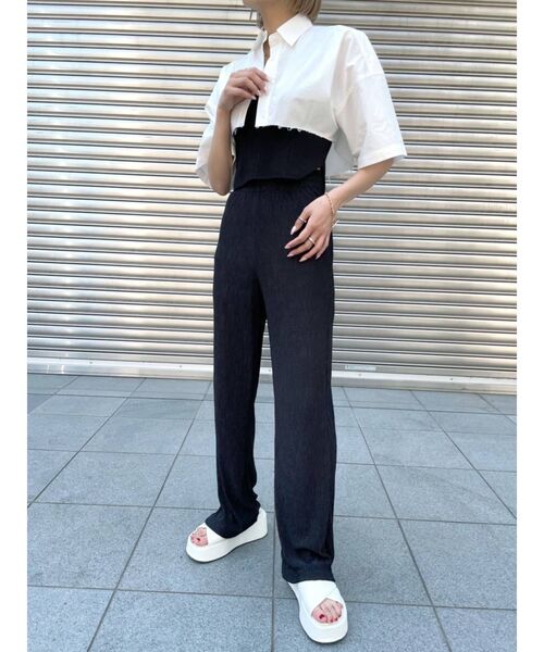 EMODA（エモダ）の「ルーズプリーツパンツ（その他パンツ・レディース・その他/グレー/ブラック・FREE）」の9枚目の写真