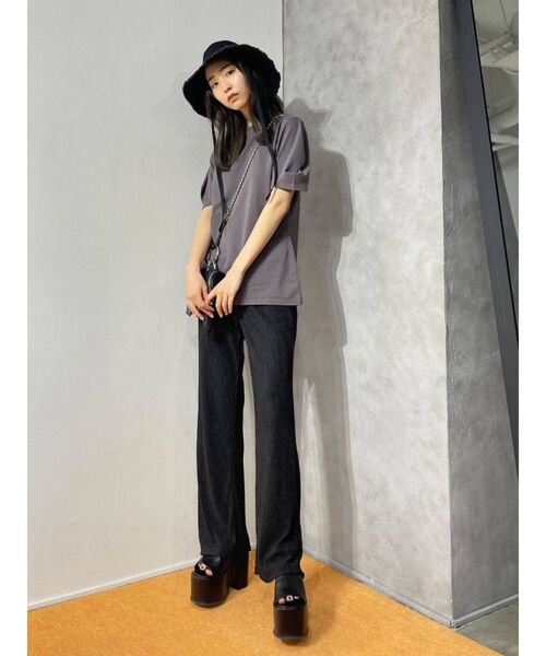 EMODA（エモダ）の「ルーズプリーツパンツ（その他パンツ・レディース・その他/グレー/ブラック・FREE）」の11枚目の写真