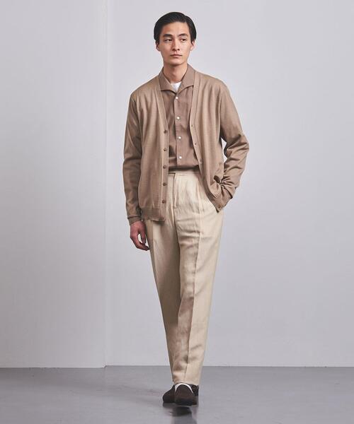 UNITED ARROWS(ユナイテッドアローズ)の「<UNITED ARROWS> ハイゲージ ベーシック カーディガン(カーディガン/ボレロ・メンズ・グレー/ネイビー/その他1/ベージュ・L/M)」の7枚目の写真