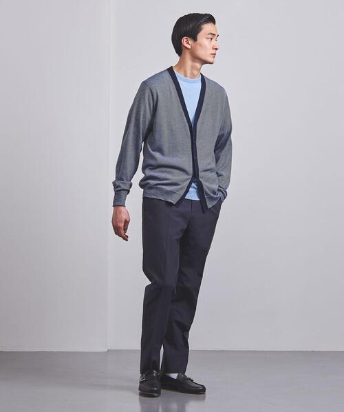 UNITED ARROWS(ユナイテッドアローズ)の「<UNITED ARROWS> ハイゲージ ベーシック カーディガン(カーディガン/ボレロ・メンズ・グレー/ネイビー/その他1/ベージュ・L/M)」の22枚目の写真