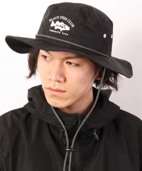 TESTIFY(テスティファイ)の「TESTIFY バスフィッシングアドベンチャーハット/BFC Adventure Hat 撥水/はっ水(ハット・メンズ・ブラック/ベージュ/グレー・FREE)」の4枚目の写真