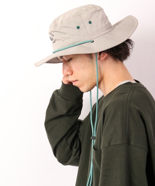TESTIFY(テスティファイ)の「TESTIFY バスフィッシングアドベンチャーハット/BFC Adventure Hat 撥水/はっ水(ハット・メンズ・ブラック/ベージュ/グレー・FREE)」の9枚目の写真