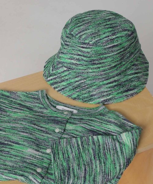 JEANASIS(ジーナシス)の「14Gダンゾメブークレバケハ/280345(ハット・レディース・ブラック系その他/グリーン系その他/ピンク系その他・FREE)」の1枚目の写真