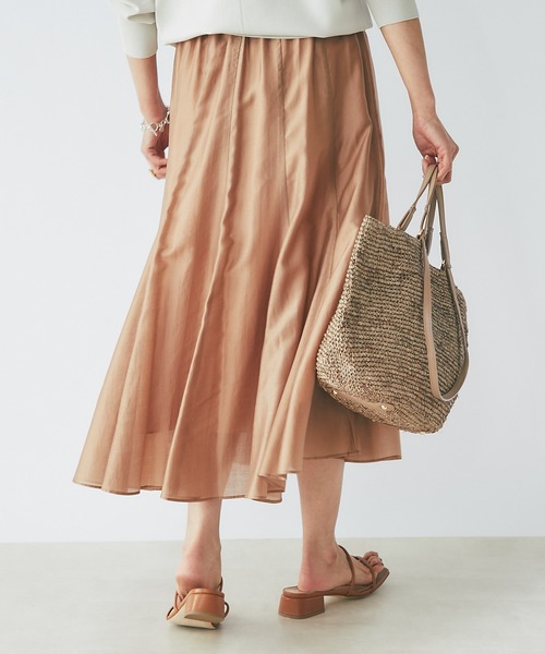 RIVE DROITE（リヴドロワ）の「エアークロススカート（スカート・レディース・チャコールグレー/ブラウン/オレンジ/グリーン・FREE）」の17枚目の写真