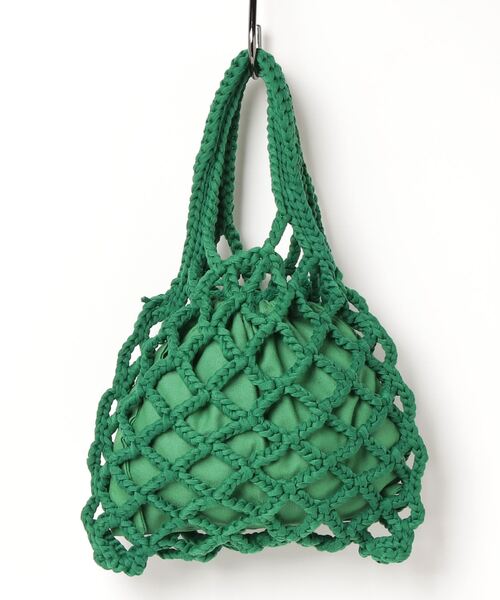 SETUP7（セットアップセブン）の「【SETUP7】メッシュバッグSCCH91（ハンドバッグ・レディース・ホワイト/グリーン/ブラック/グレー/ブルー・FREE）」の8枚目の写真